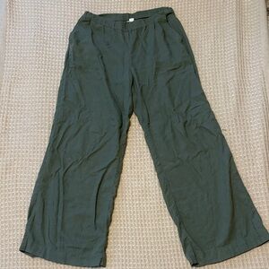 Caslon Green Wide Leg Pants